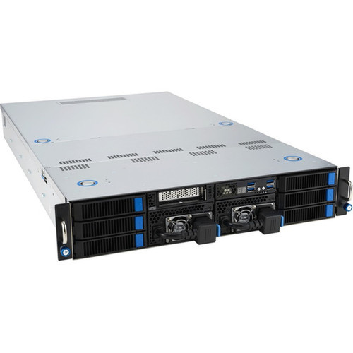 Asus Barebone System - 2U Rack-mountable - Socket SP5 LGA-6096 - 1 x Processor Support - AMD Chip - 3 TB DDR4 SDRAM Maximum RAM - 12 - ESC4000A-E12-26WGP