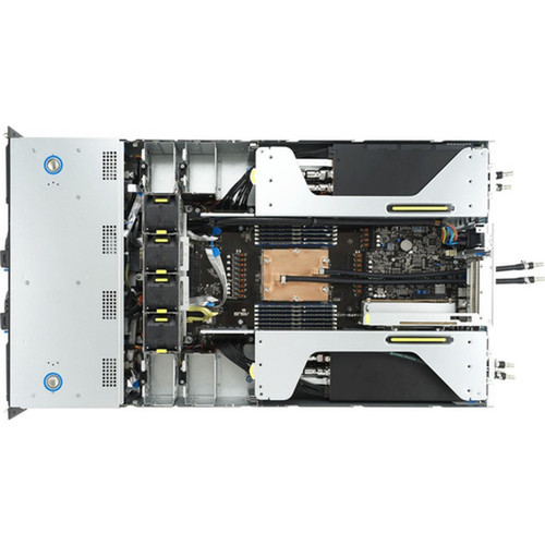 Asus Barebone System - 2U Rack-mountable - Socket SP5 LGA-6096 - 1 x Processor Support - AMD Chip - 3 TB DDR4 SDRAM Maximum RAM - 12 - ESC4000A-E12-26WGP