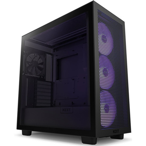 NZXT H7 Flow Computer Case - Mid-tower - Black - ATX Motherboard Supported - 7x Slots CM-H71FB-R1