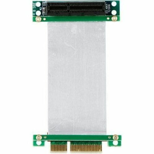 iStarUSA PCIe x4 to PCIe x4 Riser Card with 5cm Ribbon Cable - 10 x PCI Express x4 - PCI Express DD-644-C5-02