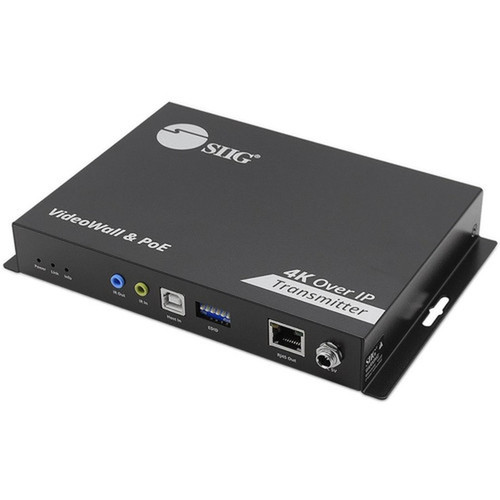 SIIG 4K 60Hz HDMI over IP Matrix - Encoder TX - 1 Input Device - 39370 ft 120000 mm Range - 1 x Network RJ-45 - 2 x USB - 1 x - CE-H27F11-S1
