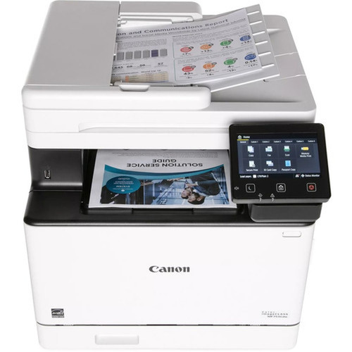Canon imageCLASS MF753Cdw Wireless Laser Multifunction Printer - Color - White - CopierFaxPrinterScanner - 35 ppm Mono35 ppm Color 5455C010