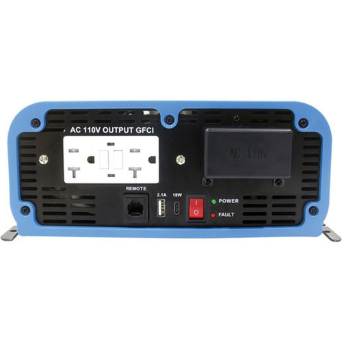 Tripp Lite by Eaton PINV2000SWL-120 2000W Light-Duty Compact Power Inverter - Input Voltage 12 V DC - Output Voltage 120 V AC PINV2000SWL-120