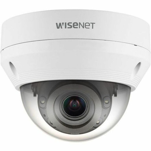Wisenet QNV-8080R 5 Megapixel Network Camera - Color - Dome - White  - 9843 ft 30 m Infrared Night Vision - H265 H264 MJPEG - QNV-8080RKME