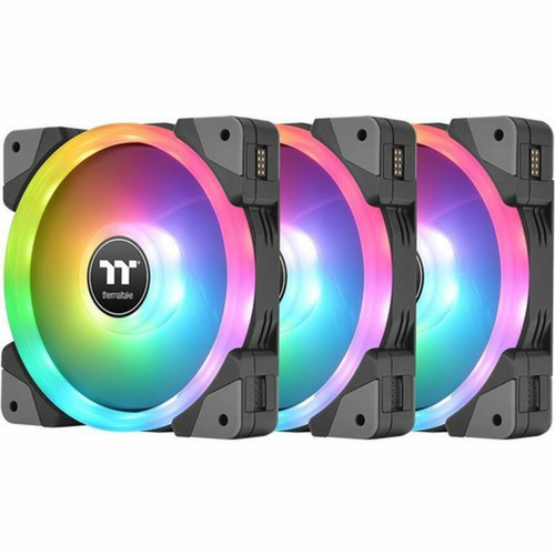 Thermaltake SWAFAN EX 14 RGB PC Cooling Fan TT Premium Edition 3 Pack - 3 Pack - 551 140 mm Maximum Fan Diameter - 3 x Fans - - CL-F144-PL14SW-A