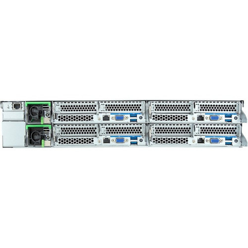 Gigabyte H263-S63 Barebone System - 2U Rack-mountable - Socket LGA-4677 - 2 x Processor Support - Intel C741 Chip - 256 GB DDR5 SDRAM H263-S63-AAW1