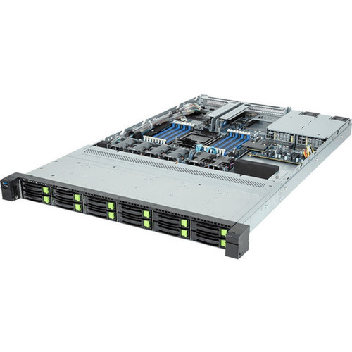 Gigabyte R163-S32 Barebone System - 1U Rack-mountable - Socket LGA-4677 - 1 x Processor Support - Intel C741 Chip - 256 GB DDR5 SDRAM R163-S32-AAC1