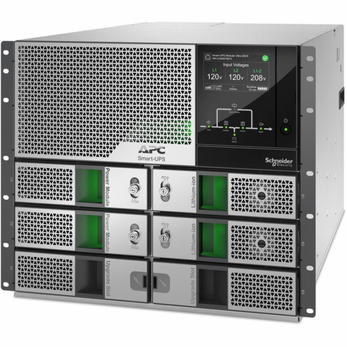 APC by Schneider Electric Smart-UPS Modular Ultra 10kW Scalable to 20kW N1 Rackmount 208240V - Rack-mountable - LCD Display SRYL10K20RMXLT