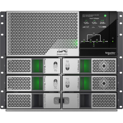 APC by Schneider Electric Smart-UPS Modular Ultra 10kW Scalable to 20kW N1 Rackmount 208240V - Rack-mountable - LCD Display SRYL10K20RMXLT