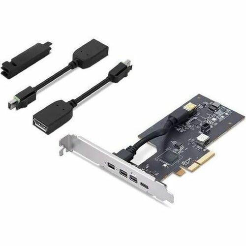 Lenovo Thunderbolt Adapter - PCI Express x4 - Monitor Graphic Card - Plug-in Card - 2 Thunderbolt Ports 4XF1L53431