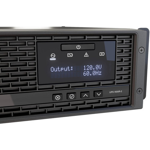Middle Atlantic NEXSYS Series 2RU 15Amp UPS Backup Power System with Bank Outlet Control - 1500VA - 2U Rack-mountable - AVR - 120 V AC UPX-1500R-2