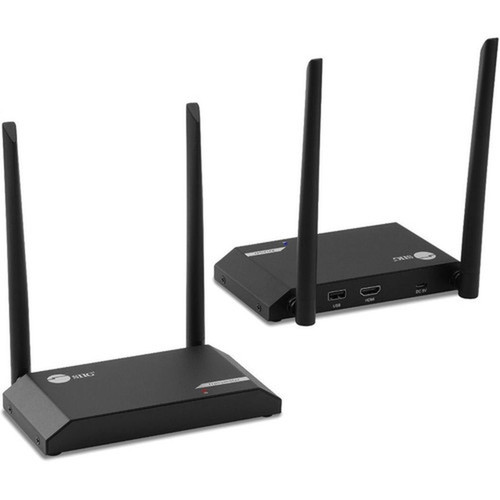 SIIG Full HD Wireless HDMI KVM Extender with Loopout TX  RX - 1 Computers - 1 Local Users - 500 ft 152400 mm Range - 4K - 4 x CE-H26G11-S2