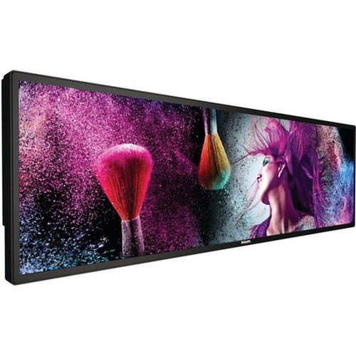Philips Signage Solutions S-Line Display - 37 93980 mm LCD - 24 Hours7 Days Operation Cortex A53 - 2 GB DDR3 SDRAM - 1920 x 540 - 37BDL3050S00
