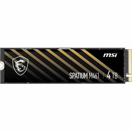 MSI SPATIUM M461 SM461N4TB 4 TB Solid State Drive - M2 2280 Internal - PCI Express NVMe PCI Express NVMe 40 x4 - Desktop PC - 900 SM461N4TB