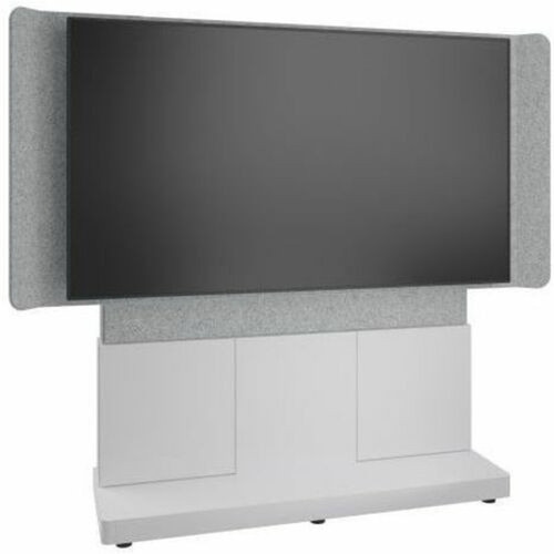 Middle Atlantic Forum Series Free-Standing 66in Single Display Stand - 3-Bay - For Displays 70-75in - Light Finish - 70 1778 mm to FM-DS-6675FS-DD8W