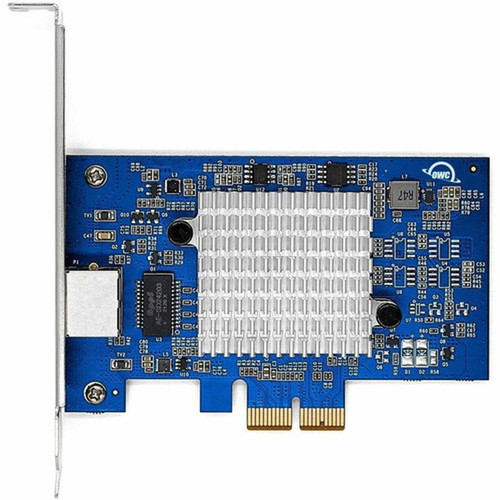 OWC 10G Ethernet PCIe Network Adapter Expansion Card - PCI Express 40 x2 - 10 Gbits Data Transfer Rate - Marvell AQC113CS - 1 - 1 - OWCPCIE10GB