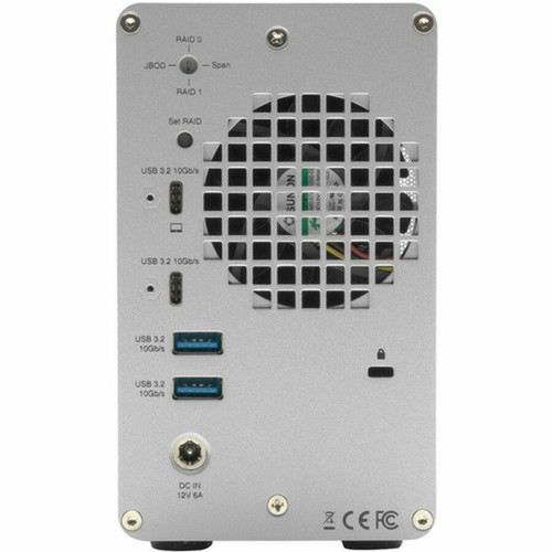 OWC Mercury Elite Pro Dual with 3-Port Hub External Storage Solution - 2 x HDD Supported - 0 x HDD Installed - 2 x SSD Supported - 2 x OWCMEDCH7S08