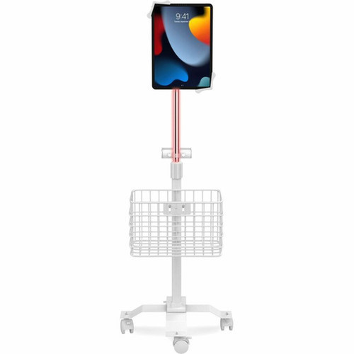 CTA Digital Compact Gooseneck Floor Stand with Accessories for 7-13-Inch Tablets White - Up to 13 33020 mm Screen Support - - - PAD-CGSWAO