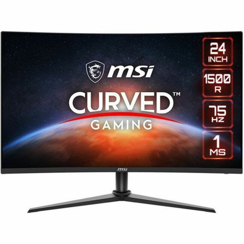 MSI G243CV 24 Class Full HD Curved Screen Gaming LED Monitor - 169 - Black - 236 Viewable - Vertical Alignment VA - LED - 1920 x G243CV
