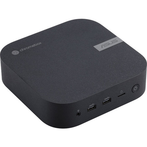 Asus Chromebox 5 CHROMEBOX5-SC017UN Chromebox - Intel Celeron 7305 - 4 GB - 128 GB SSD - Mini PC - Eco Black - Intel Chip - ChromeOS - 90MS02N1-M000X0