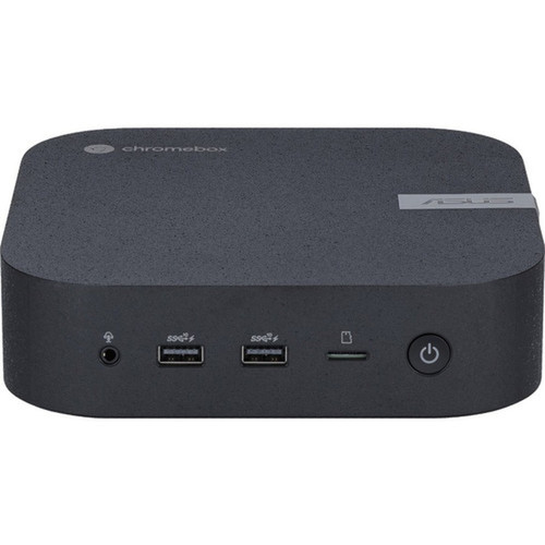 Asus Chromebox 5 CHROMEBOX5-SC017UN Chromebox - Intel Celeron 7305 - 4 GB - 128 GB SSD - Mini PC - Eco Black - Intel Chip - ChromeOS - 90MS02N1-M000X0