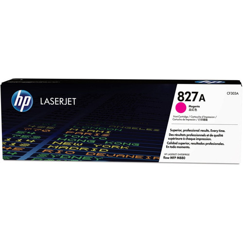 HP 827A (CF303A) Original Toner Cartridge - Single Pack - Laser - Standard Yield - 32000 Pages - Magenta - 1 Each (Fleet Network)