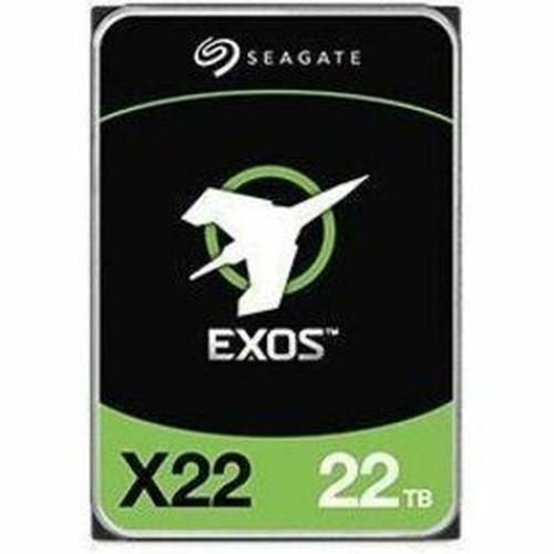Seagate Exos X22 ST22000NM002E 22 TB Hard Drive - 35 Internal - SATA SATA600 - Conventional Magnetic Recording CMR Method - - - ST22000NM002E