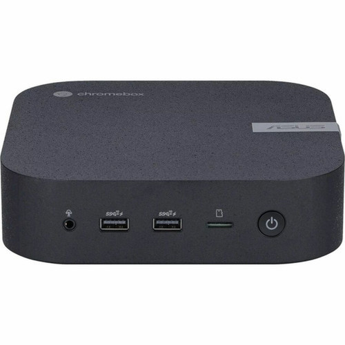 Asus Chromebox 5 CHROMEBOX5-SC018UN-O Chromebox - Intel Celeron 7305 - 8 GB - 128 GB SSD - Mini PC - Eco Black - Intel Chip - ChromeOS CHROMEBOX5-SC018UN-O
