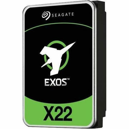 Seagate Exos X22 ST22000NM004E 22 TB Hard Drive - Internal - SAS 6Gbs SAS - Conventional Magnetic Recording CMR Method - Storage ST22000NM004E