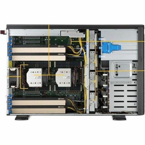 Supermicro SuperServer 741GE-TNRT Server Barebone System - Tower - Socket LGA-4677 - 2 x Processor Support - Intel C741 Chip - 4 TB - SYS-741GE-TNRT