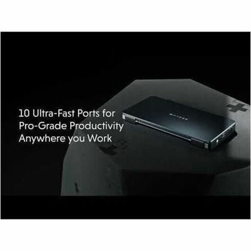 Targus HyperDrive Docking Station - Memory Card Reader - SD - 4K - 3840 x 2160 - 10 x USB Ports - 2 x USB Type-A Ports - USB Type-A - HD7001GL