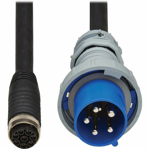 Eaton CBL366-10 Standard Power Cord - For PDU - 230 V AC  60 A - Black - 10 ft 305 m Cord Length - 8-Pin Souriau UTG  560P9W - CBL366-10
