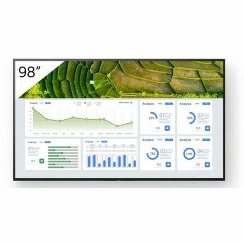 Sony FW-98BZ30L 98 4K HDR Professional Display with Cognitive Processor XRtrade - 98 248920 mm LCD - Vertical Alignment VA - FW98BZ30L