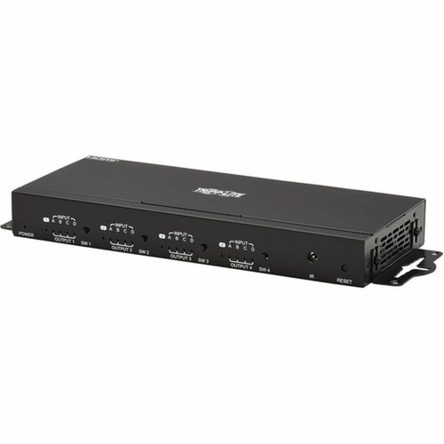 Tripp Lite by Eaton B119-4X4-4K 4x4 HDMI Matrix SwitchSplitter - 3840 x 2160 - 4K UHD - 1080p4 x 4 - Display Digital Signage Disc - B119-4X4-4K