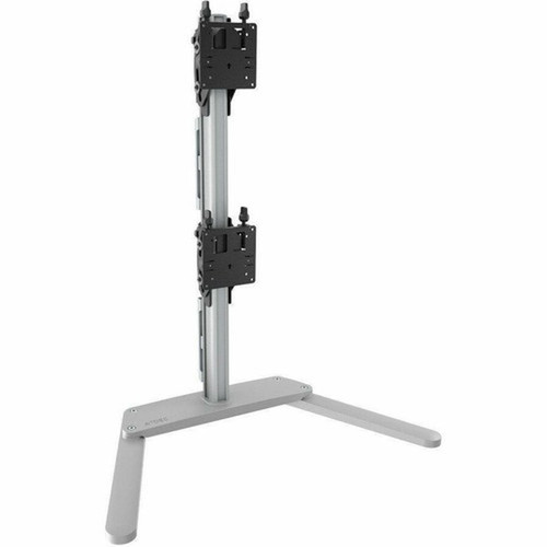 Atdec Freestanding Heavy Duty Dual Vertical Monitor Mount - 24 60960 mm to 55 1397 mm Screen Support - 11023 lb 50000 g Load AWMS-2-BT75-FS-S