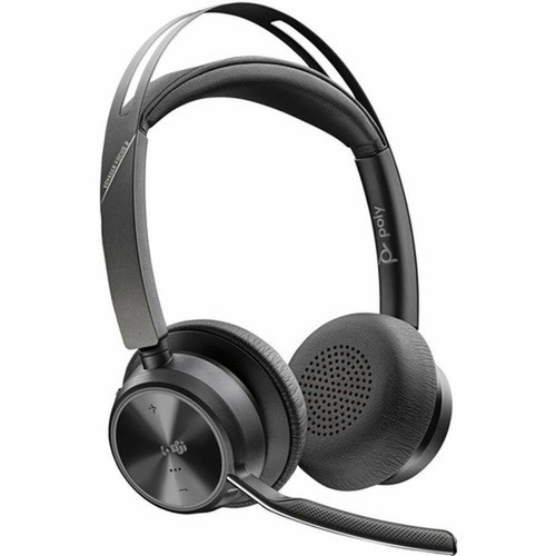 Poly Voyager Focus 2-M Microsoft Teams Certified USB-A Headset TAA - Microsoft Teams Certification - Stereo - USB Type A - Wireless - 7E2K4AAABA