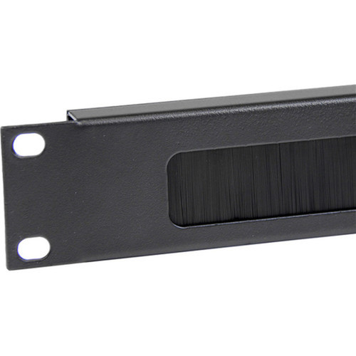 StarTechcom_1U_Brush_Strip_Horizontal_Server_Rack_Cable_Management_Panel_-_Black_-_1_Pack_-_1U_Rack_Height_-_19_Panel_Width_-_Steel_CMBRUSH1U