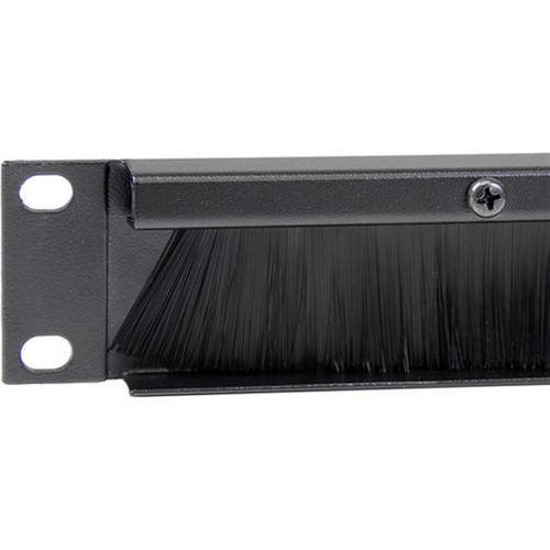 StarTechcom_1U_Brush_Strip_Horizontal_Server_Rack_Cable_Management_Panel_-_Black_-_1_Pack_-_1U_Rack_Height_-_19_Panel_Width_-_Steel_CMBRUSH1U