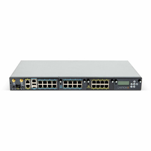Lantronix 24-Port LM83X - 250 GB - Twisted Pair - 30 Total Expansion Slots - 11 x Network RJ-45 - 2 x USB - 24 x Serial Port - - 83X-24S-E34-NAA