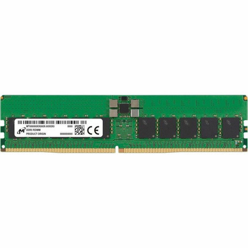 Micron 48GB DDR5 SDRAM Memory Module - For Server Workstation - 48 GB 1 x 48GB - DDR5-4800PC5-38400 DDR5 SDRAM - 4800 MHz Memory - MTC20F208XS1RC48BR