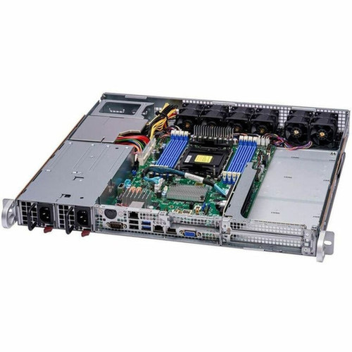 Supermicro SuperServer SYS-111E-FWTR Server Barebone System - 1U Rack-mountable - Socket LGA-4677 - 1 x Processor Support - Intel C741 SYS-111E-FWTR
