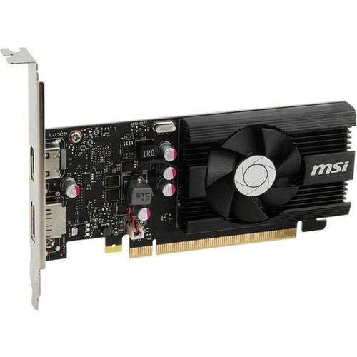 MSI NVIDIA GeForce GT 1030 Graphic Card - 4 GB DDR4 SDRAM - Low-profile - 143 GHz Boost Clock - 64 bit Bus Width - PCI Express 30 - G103044PC