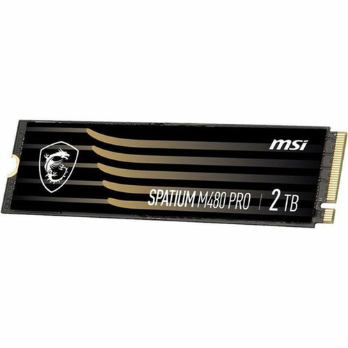 MSI SPATIUM M480 PRO 2 TB Solid State Drive - M2 2280 Internal - PCI Express NVMe PCI Express NVMe 40 x4 - Desktop PC Notebook - SM480PN2TB