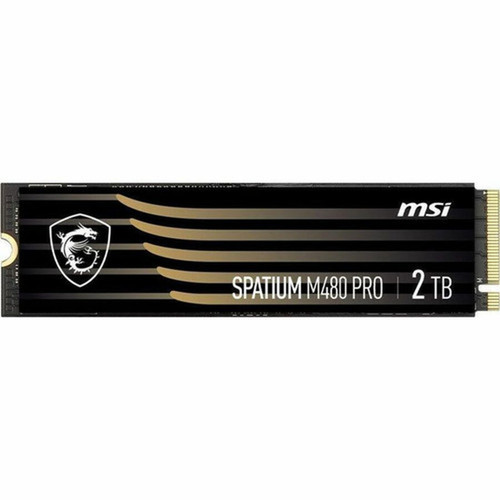 MSI SPATIUM M480 PRO 2 TB Solid State Drive - M2 2280 Internal - PCI Express NVMe PCI Express NVMe 40 x4 - Desktop PC Notebook - SM480PN2TB