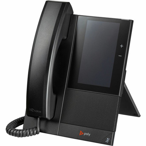 Poly CCX 505 Business Media Phone for Microsoft Teams and PoE-enabled GSATAA - 24 x Total Line - VoIP - 5 127 mm LCD - 2 x Network 849A5AAABA