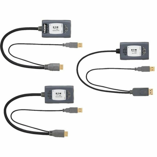 Tripp Lite by Eaton B127U-002-PDPH2 Video Extender TransmitterReceiver - 1 Input Device - 2 Output Device - 22999 ft 70100 mm - 6 B127U-002-PDPH2
