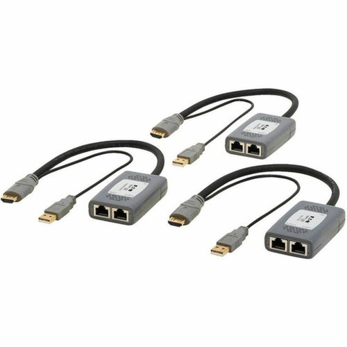 Tripp Lite by Eaton B127U-002-PHPH2 Video Extender TransmitterReceiver - 1 Input Device - 2 Output Device - 22999 ft 70100 mm - 6 B127U-002-PHPH2