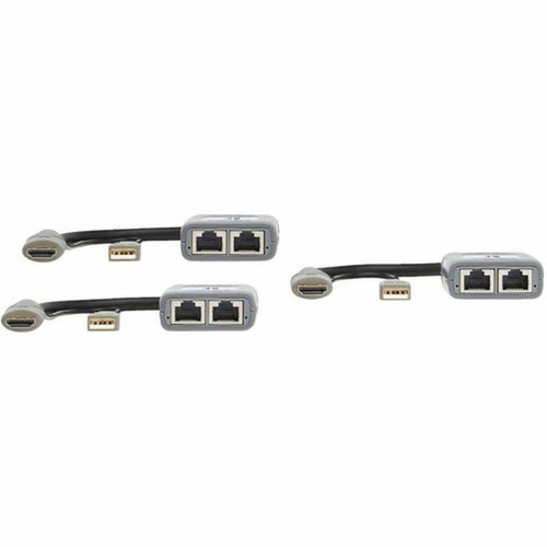 Tripp Lite by Eaton B127U-002-PHPH2 Video Extender TransmitterReceiver - 1 Input Device - 2 Output Device - 22999 ft 70100 mm - 6 B127U-002-PHPH2