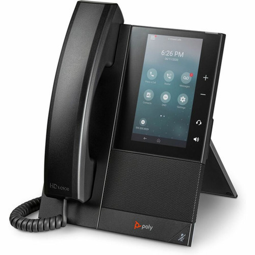 Poly CCX 505 Business Media Phone with Open SIP and PoE-enabled GSATAA - 24 x Total Line - VoIP - 5 127 mm LCD - 2 x Network - PoE 849A6AA