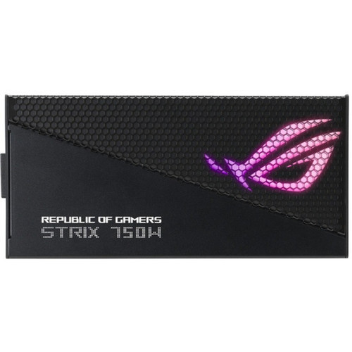Asus ROG Strix 750W Gold Aura Edition - Internal - 33 V DC 5 V DC 12 V DC -12 V DC Output - 1 12V Rails - 1 Fans ROG-STRIX-750G-AURAGAMING